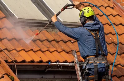 Démoussage et hydrofuge de toiture à Darney